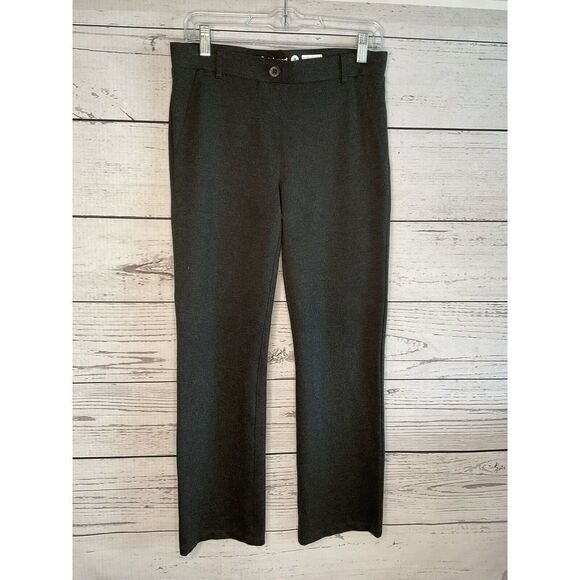 Betabrand Pants Medium Dark Gray Classic Dress Pant Yoga‎ Pull On - Picture 2 of 7